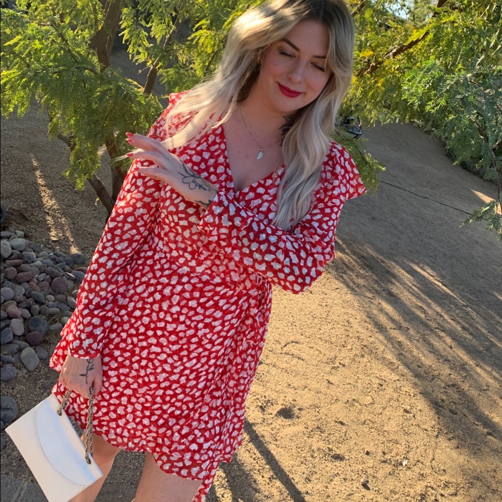 Free People wrap dress